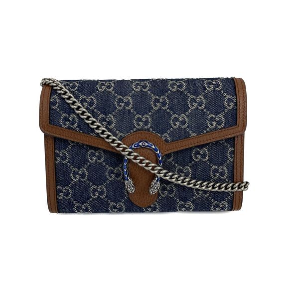 Gucci Handbags - Gucci - Dionysus Gg Denim Shoulder Bag #104901G11B